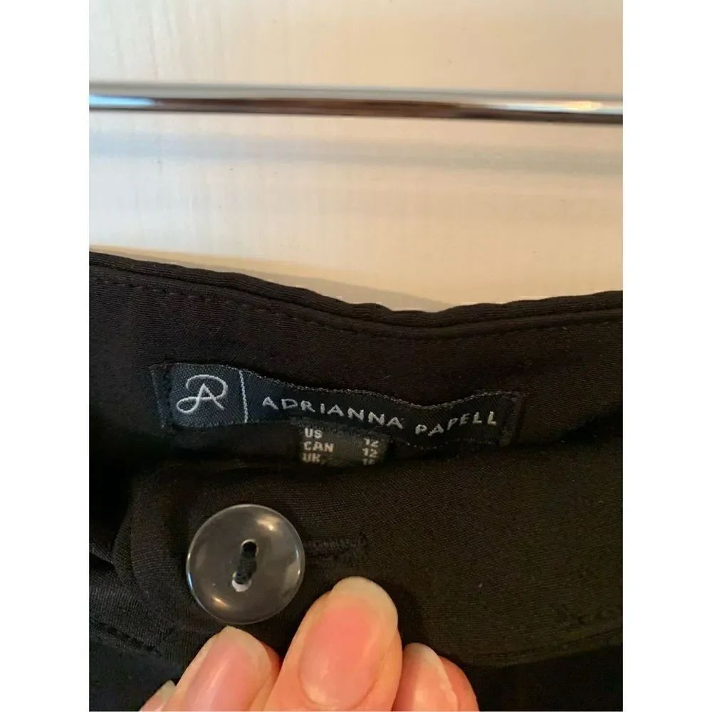 Andrianna papell black dress pants size 12 - Picture 2 of 6